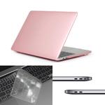 ENKAY Hat-Prince 3 in 1 For MacBook Pro 13 inch A2289 / A2251 (2020) Crystal Hard Shell Protective Case + Europe Version Ultra-thin TPU Keyboard Protector Cover + Anti-dust Plugs Set(Pink)