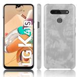 For LG K41S Shockproof Litchi Texture PC + PU Case(Gray)