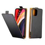 For iPhone 12 Pro Max Business Style Vertical Flip TPU + PU Leather Case with Card Slot(Black)