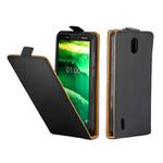 For Nokia C1 Business Style Vertical Flip TPU Leather Case  with Card Slot(Black)