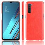 For OPPO K7 5G Shockproof Litchi Texture PC + PU Case(Red)