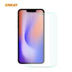 For iPhone 12 / 12 Pro 5pcs ENKAY Hat-Prince 0.26mm 9H 2.5D Curved Edge Explosion-proof Tempered Glass Film