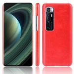 For Xiaomi Mi 10 Ultra Shockproof Litchi Texture PC + PU Case(Red)