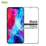 For iPhone 12 Pro Max MOFI 9H 3D Explosion-proof Curved Screen Tempered Glass Film(Black)