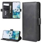 For Samsung Galaxy S20 FE 4G / 5G Dual-side Magnetic Buckle Horizontal Flip Leather Case with Holder & Card Slots & Wallet(Black)