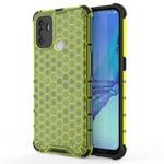 For OPPO A53 2020  Shockproof Honeycomb PC + TPU Case(Green)