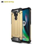 For Motorola Moto G9 Play Magic Armor TPU + PC Combination Case(Gold)