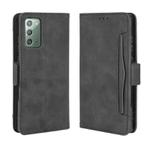 For Samsung Galaxy S20 FE 4G / 5G Wallet Style Skin Feel Calf Pattern Leather Case with Separate Card Slot(Black)