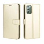 For Samsung Galaxy S20 FE 4G / 5G Retro Crazy Horse Texture Horizontal Flip Leather Case with Holder & Card Slots & Photo Frame(Gold)
