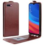 Crazy Horse Vertical Flip Leather Protective Case for OPPO AX5S / A5S(Brown)