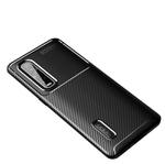 For  OPPO Realme 7 Carbon Fiber Texture Shockproof TPU Case(Black)