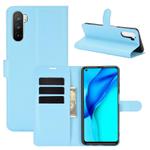 For Huawei Mate 40 lite/Mai Mang 9 Litchi Texture Horizontal Flip Protective Case with Holder & Card Slots & Wallet(Blue)
