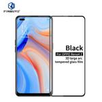 For OPPO Reno4 Z PINWUYO 9H 3D Curved Full Screen Explosion-proof Tempered Glass Film(Black)