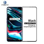 For OPPO Realme7 Pro PINWUYO 9H 3D Curved Full Screen Explosion-proof Tempered Glass Film(Black)