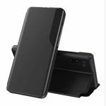 For Samsung Galaxy Note 10 Side Display Magnetic Shockproof Horizontal Flip Leather Case with Holder(Black)