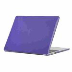 For MacBook Air 13.6 2022/2024 A2681 M2 / A3113 M3 ENKAY Crystal Laptop Protective Case (Deep Purple)