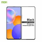 For Huawei Y9a 2020 MOFI 9H 3D Explosion-proof Curved Screen Tempered Glass Film(Black)