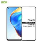 For Xiaomi Mi 10T / 10T Pro MOFI 9H 3D Explosion-proof Curved Screen Tempered Glass Film(Black)