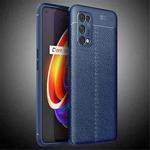 For OPPO Realme X7 Pro Litchi Texture TPU Shockproof Case(Navy Blue)
