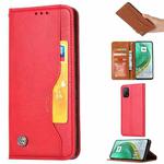 For Xiaomi Mi 10T / Mi 10T Pro Knead Skin Texture Horizontal Flip Leather Case with Photo Frame & Holder & Card Slots & Wallet(Red)