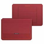 4 in 1 Universal Laptop Holder PU Waterproof Protection Wrist Laptop Bag, Size:13/14inch(Red)