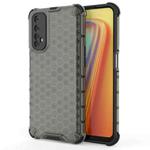 For OPPO Realme 7  Shockproof Honeycomb PC + TPU Case(Grey)