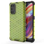 For OPPO Realme X7 Pro  Shockproof Honeycomb PC + TPU Case(Green)