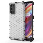 For OPPO Realme X7 Pro  Shockproof Honeycomb PC + TPU Case(White)