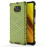 For Xiaomi POCO X3 NFC Shockproof Honeycomb PC + TPU Case(Green)