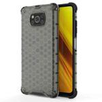 For Xiaomi POCO X3 NFC Shockproof Honeycomb PC + TPU Case(Grey)