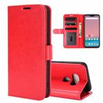 For LG Style 3 L-41A R64 Texture Single Horizontal Flip Protective Case with Holder & Card Slots & Wallet& Photo Frame(Red)