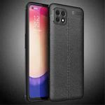 For Oppo Reno4 SE Litchi Texture TPU Shockproof Case(Black)
