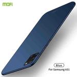 For Samsung Galaxy A31 MOFI Frosted PC Ultra-thin Hard Case(Blue)
