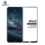 For Nokia 8.3 PINWUYO 9H 2.5D Full Screen Tempered Glass Film(Black)