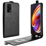 For OPPO Realme X7 Pro R64 Texture Single Vertical Flip Leather Protective Case with Card Slots & Photo Frame(Black)