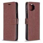 For Motorola Moto G 5G Plus Crazy Horse Texture Horizontal Flip Leather Case with Holder & Card Slots & Wallet & Photo Frame(Brown)
