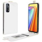 For OPPO Realme 7 R64 Texture Single Vertical Flip Leather Protective Case with Card Slots & Photo Frame(White)