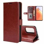 For Xiaomi Mi 10T / 10T Pro R64 Texture Single Horizontal Flip Protective Case with Holder & Card Slots & Wallet& Photo Frame(Brown)