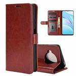 For Xiaomi Mi 10T Lite R64 Texture Single Horizontal Flip Protective Case with Holder & Card Slots & Wallet& Photo Frame(Brown)