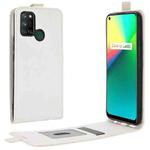 For OPPO Realme 7i / Realme C17 R64 Texture Single Vertical Flip Leather Protective Case with Card Slots & Photo Frame(White)