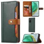 For Xiaomi Mi 10T / 10T Pro Calf Texture Double Fold Clasp Horizontal Flip Leather Case with Photo Frame & Holder & Card Slots & Wallet(Emerald)