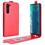 For Motorola Edge R64 Texture Single Vertical Flip Leather Protective Case with Card Slots & Photo Frame(Red)