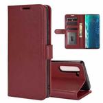 For Motorola Moto Edge R64 Texture Single Horizontal Flip Protective Case with Holder & Card Slots & Wallet& Photo Frame(Brown)
