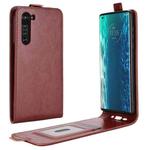 For Motorola Moto Edge R64 Texture Single Vertical Flip Leather Protective Case with Card Slots & Photo Frame(Brown)