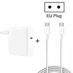 2 in 1 PD 30W USB-C / Type-C + 3A PD 3.0 USB-C / Type-C to USB-C / Type-C Fast Charge Data Cable Set, Cable Length: 2m, EU Plug