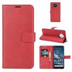 For Nokia 8.3 5G Retro Calf Pattern Buckle Horizontal Flip Leather Case with Holder & Card Slots & Wallet(Red)