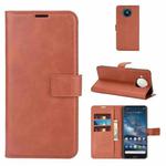 For Nokia 8.3 5G Retro Calf Pattern Buckle Horizontal Flip Leather Case with Holder & Card Slots & Wallet(Light Brown)