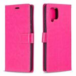 For Huawei Y5p Crazy Horse Texture Horizontal Flip Leather Case with Holder & Card Slots & Wallet & Photo Frame(Rose)