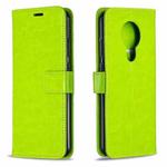 For Nokia 5.3 Crazy Horse Texture Horizontal Flip Leather Case with Holder & Card Slots & Wallet & Photo Frame(Green)