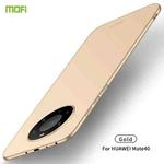 For Huawei Mate 40 MOFI Frosted PC Ultra-thin Hard Case(Gold)